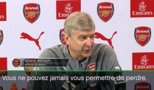 29e j. - Wenger : "Arsenal ne peut pas se permettre de perdre"