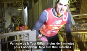 Verticale de la Tour Eiffel: Moins de 8 minutes pour Lobodzinski