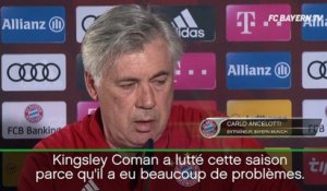Bayern - Ancelotti: "L'idée est que Coman reste"