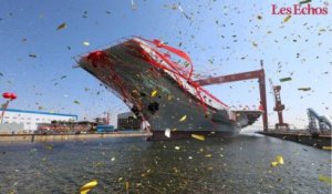 Pékin lance son premier porte-avions 100% chinois