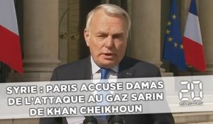 Syrie: Paris accuse Damas de l'attaque au gaz sarin de Khan Cheikhoun