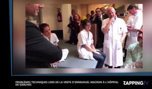 Emmanuel Macron : un énorme couac gâche sa visite à l'hôpital de Garches (Vidéo)