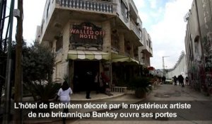 L'hôtel Banksy accueille ses premiers clients à Bethléem