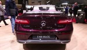 Genève 2017 : Mercedes Classe E Cabriolet