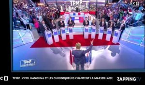 Cyril Hanouna et ses chroniqueurs chantent la Marseillaise dans TPMP (vidéo)