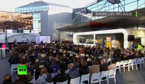 Anniversaire des attentats de Bruxelles : minute de silence à l'aéroport de Zaventem