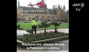 Londres : un policier poignardé devant le Parlement