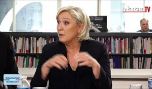 Marine Le Pen face aux électeurs : «Je suis européenne…»