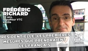 Présidentielle: Les premières mesures que prendraient les français - Frédéric Richard