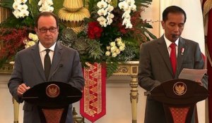 Déclarations conjointes du président François Hollande et du président indonésien Joko Widodo