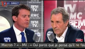 Présidentielle : Manuel Valls votera pour Emmanuel Macron