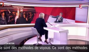 Présidentielle : la charge de Marine Le Pen contre France 2 et Pujadas