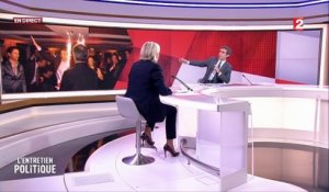 Marine Le Pen s'énerve face à David Pujadas