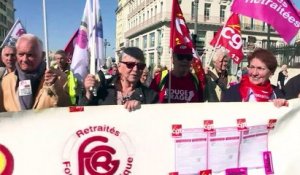 Les retraités manifestent à Marseille