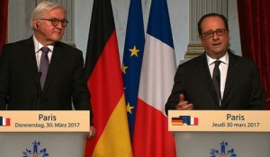Déclaration conjointe avec M. Frank-Walter STEINMEIER, le président de la République fédérale d’Allemagne