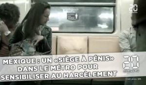 Mexique: Un «siège à pénis» dans le métro pour sensibiliser au harcèlement sexuel