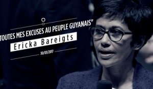 Ericka Bareigts : "Toutes mes excuses au peuple guyanais"