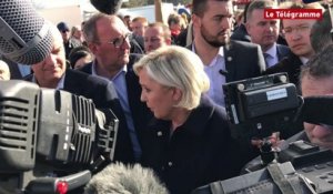 Bretagne. Marine Le Pen : "Les agriculteurs pillés" par "des bandes d'étrangers"