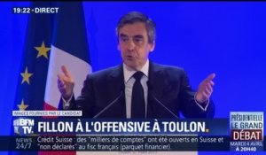François Fillon: "C'est officiel, le PS a un nouveau candidat (…) C'est Emmanuel Macron"