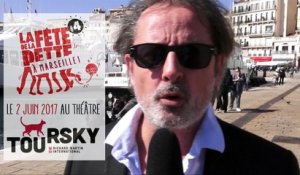 La Fête de la Dette se pointe à Marseille avec Christophe Alévêque au Toursky - Micro trottoir 01