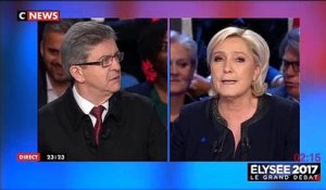 Le coup de gueule de Mélenchon contre Le Pen à propos des crêches: "Fichez-nous la paix avec vos religions"