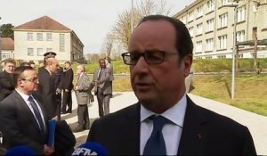 Hollande sur l'attaque chimique en Syrie : "Envoyer des bonbonnes de gaz sur des populations, c'est un crime de guerre"