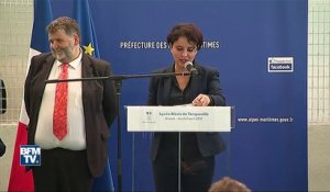 "C'est bel et bien un acte héroïque" insiste Najat Vallaud-Belkacem au proviseur de Grasse