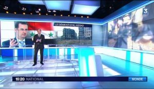 Attaque chimique en Syrie : Bachar al-Assad réagit pour la première fois