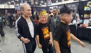Vlad Poutine, Donald Trump et Kim Jong-un dansent ensemble !