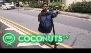 Singapore's spunky scooter daredevil | Coconuts TV