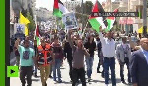 La «journée des prisonniers» : Tsahal disperse des manifestants palestiniens à Bethléem