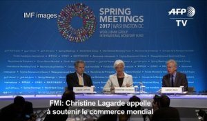 FMI: Christine Lagarde appelle à soutenir le commerce mondial
