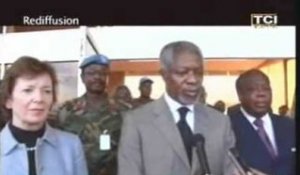 Commission Vérité-réconciliation: Koffi Annan, Tutu et Robinson à Abidjan
