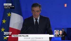 Présidentielle : le discours de François Fillon