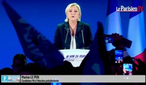 Présidentielle 2017 : pour Marine Le Pen, «le grand débat va enfin avoir lieu»