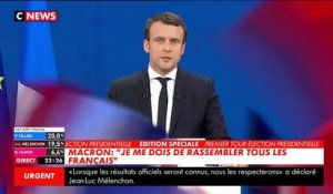 Emmanuel Macron : "Je veux devenir le président des patriotes"