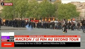 Présidentielle: plusieurs centaines de militants "antifascistes" à Paris "contre Marine et contre Macron"