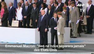 Macron: "rien ne nous séparera jamais" des USA