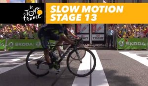 L'arrivée au ralenti / Finish in slow motion - Étape 13 / Stage 13 - Tour de France 2017