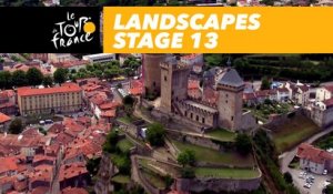 Paysages du jour / Landscapes of the day - Étape 13 / Stage 13 - Tour de France 2017