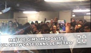 Maître Gims improvise un showcase dans le métro