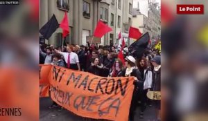 Rassemblement "ni Le Pen ni Macron" à Rennes