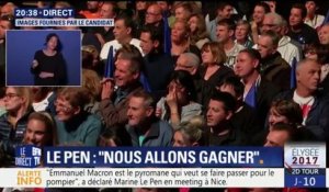 En meeting à Nice, Le Pen fait siffler Estrosi