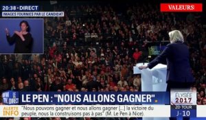 Marine Le Pen fait huer Christian Estrosi lors de son meeting à Nice