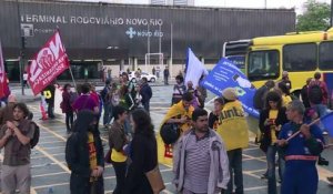 Grève générale au Brésil, le transport fortement perturbé à Rio