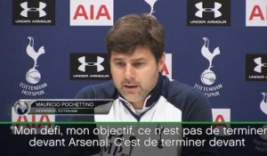 Tottenham - Pochettino ne se soucie pas du classement d'Arsenal