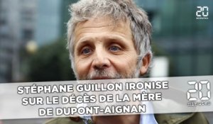 Stéphane Guillon ironise sur le décès de la mère  de Dupont-Aignan