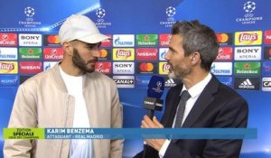 Champions League - 1/2 finale aller - La réaction de Karim Benzema après Real/Atletico