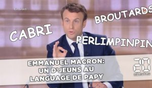 Présidentielle: Macron, le jeune candidat au langage de Papy