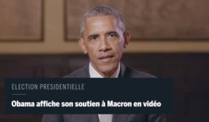 Obama apporte son soutien à Macron